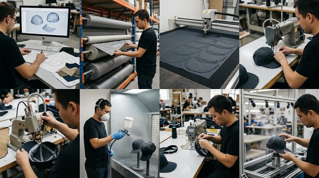 How Waterproof Baseball Hats Are Made (Professional Inkofly