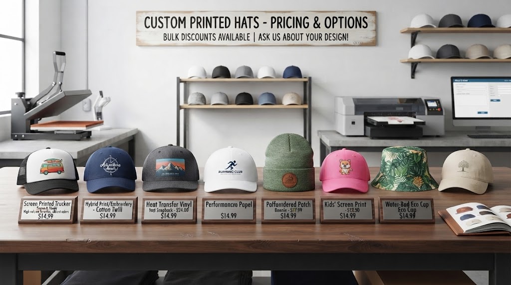 How much does it cost to have custom hats made? Inkofly