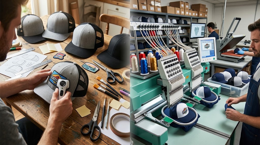 How to Design Custom Yupoong Hats No Minimum - DIY/Professional Inkofly